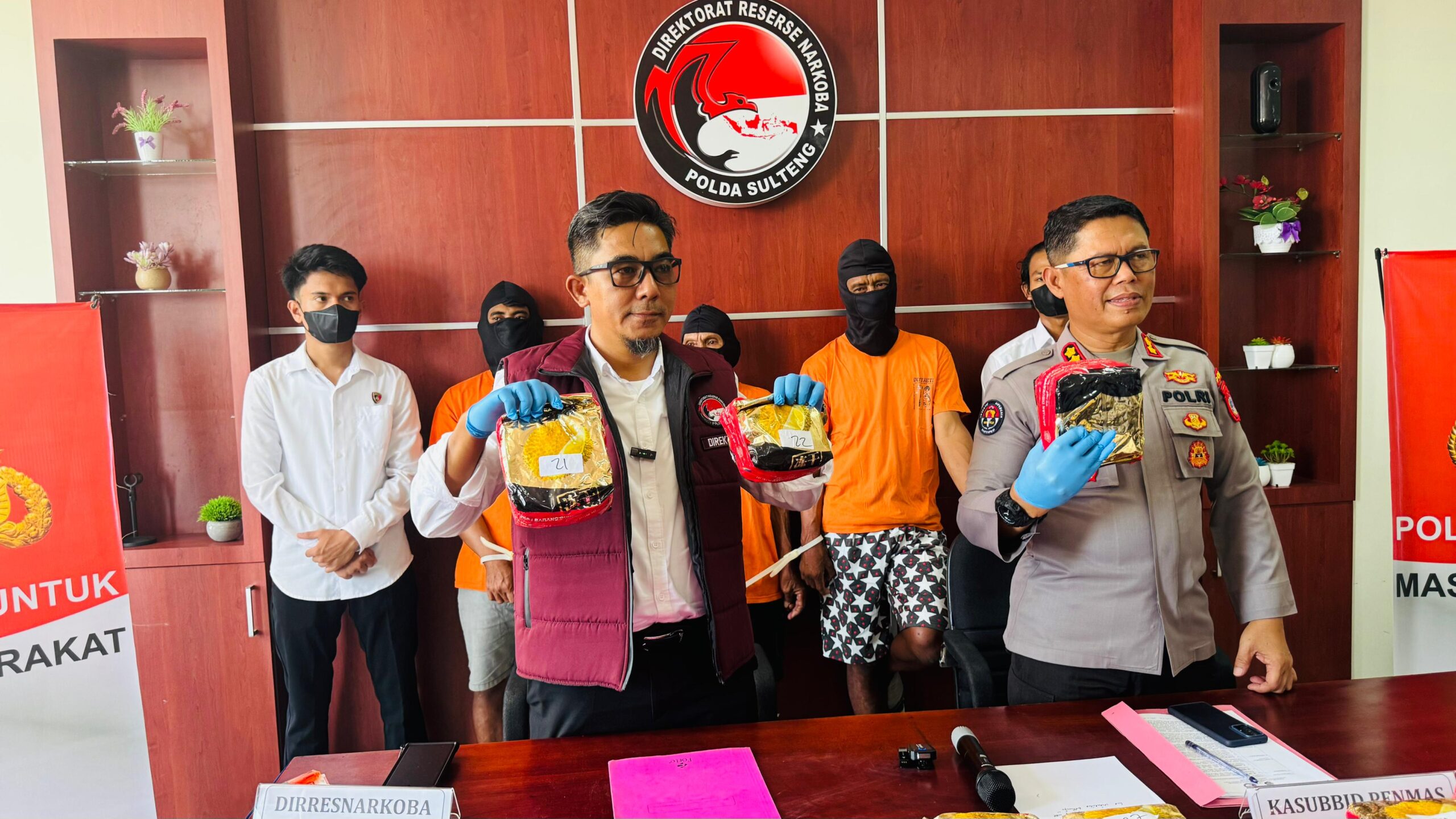 Jaringan Sabu Internasional Dibongkar Polda Sulteng, 30 Kg Diamankan