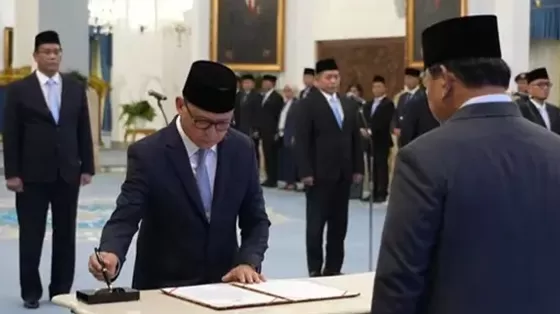 Presiden Prabowo Subianto Resmi Melantik Mukhtarudin sebagai Menteri P2MI 2025-2029