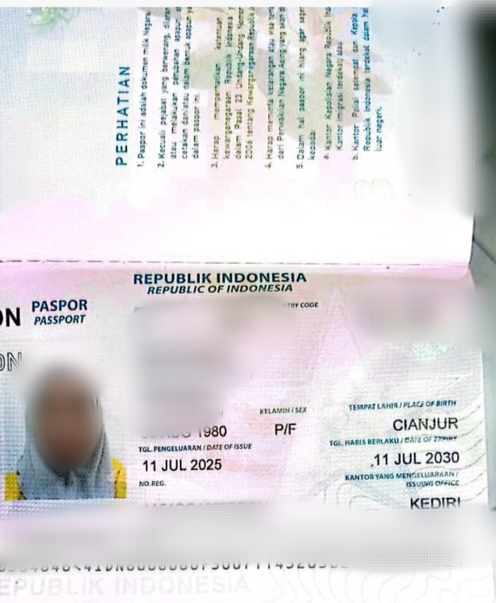 DPN BAKRI Minta Imigrasi Kediri Klarifikasi Dugaan Penerbitan Paspor Pekerja Migran Indonesia Ilegal Asal Cianjur 