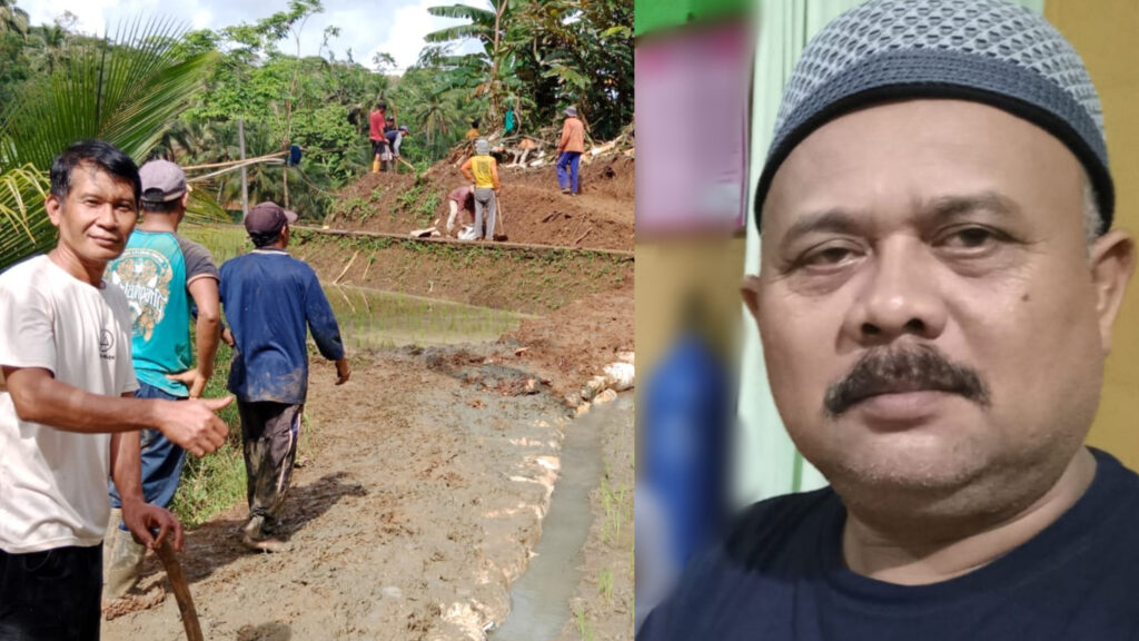 Kompak dan Guyub, Kades Caringinuggal  Bersama Warga Pasirhuni Wujudkan Jalan Pintas Penghubung Desa