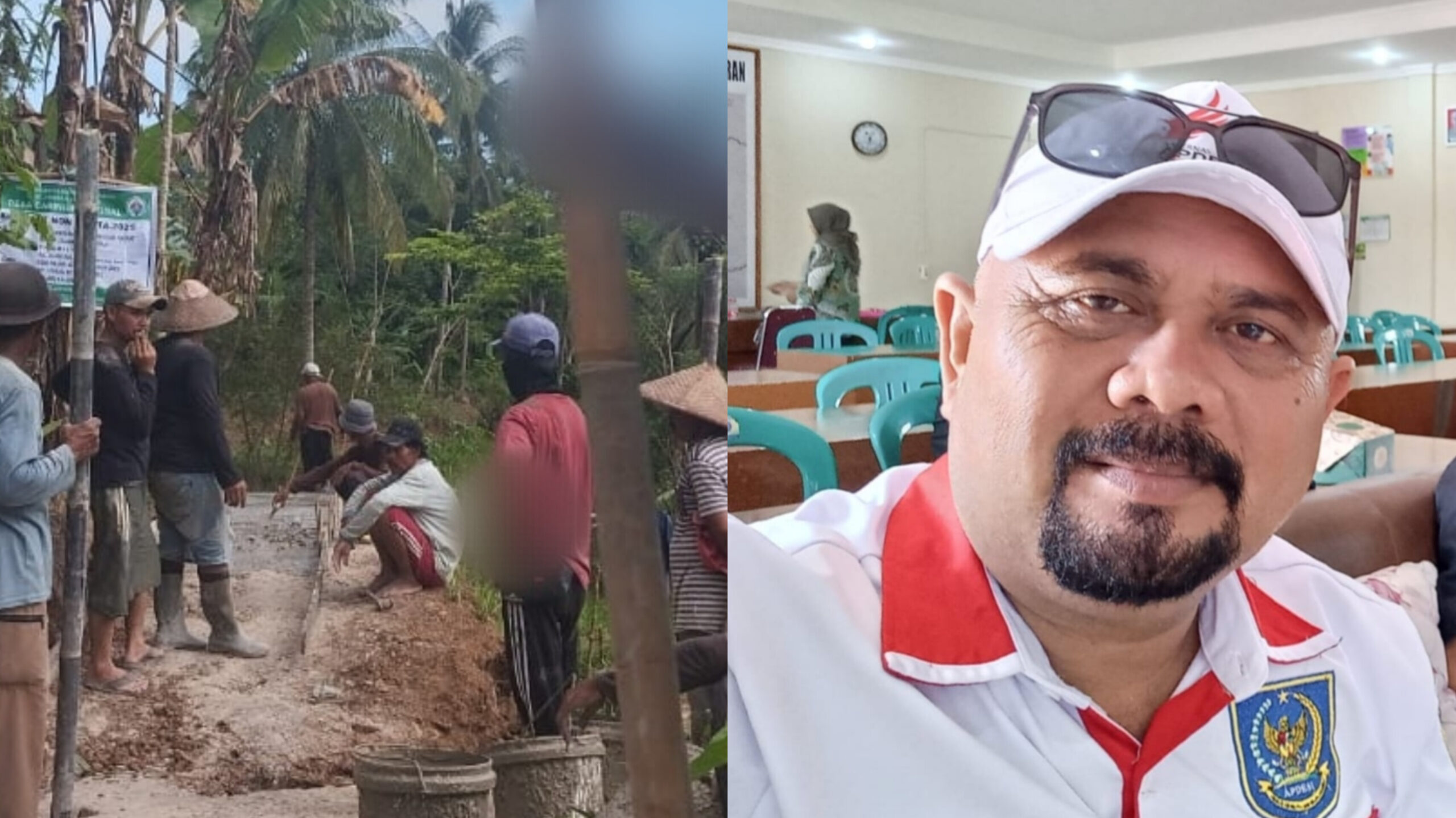 Pemdes Caringin Nuggal dan Warga Kp Cidahu Kompak Bangun Jalan, Kini Hampir Rampung