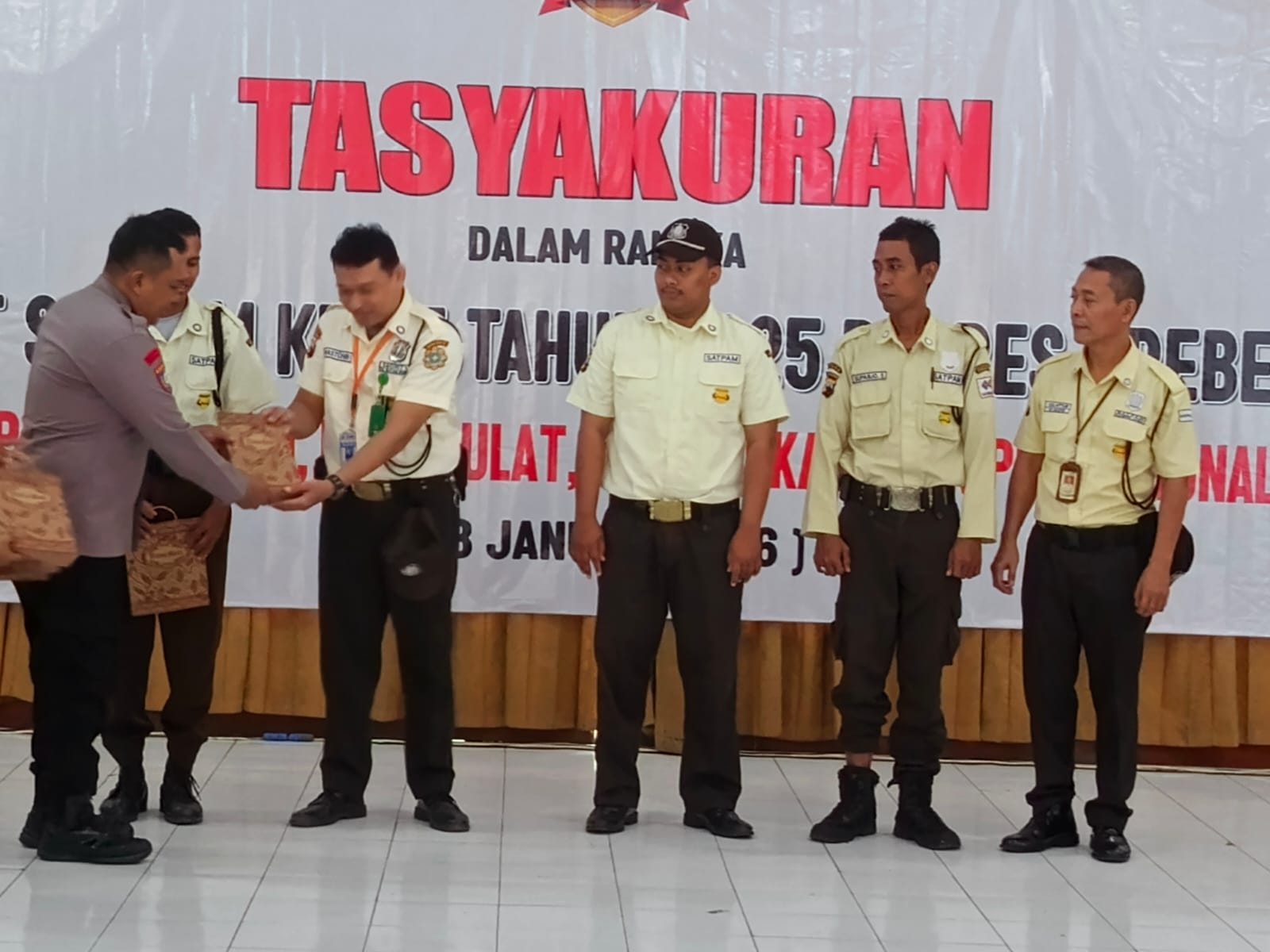 Tasyakuran HUT Satpam ke-45 2025 Digelar di Brebes, Dihadiri Polres dan Perwakilan Seluruh Instansi