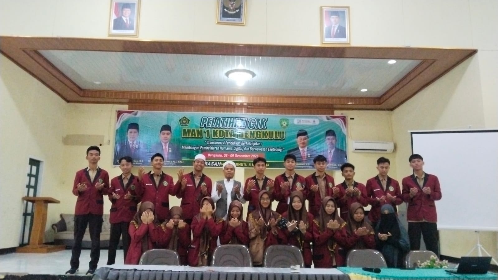 Retret Merah Putih dan Amalan Mitigasi Langit Angkatan ke-5 Gembarkan Man 1 Bengkulu 