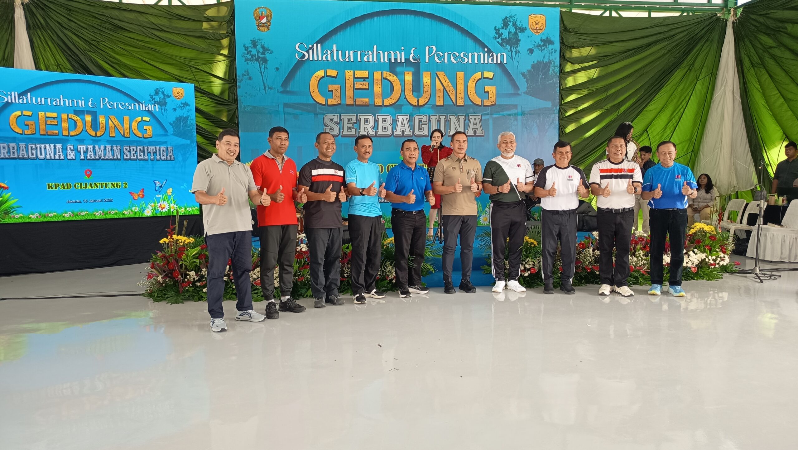 Peresmian Gedung Serbaguna KPAD Cijantung II Jadi Simbol Kebersamaan dan Keharmonisan Warga